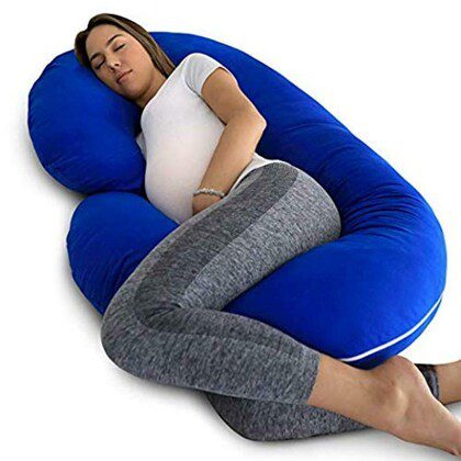 snoozy ultra soft pregnancy pillow c shape royal blue product images orvsuwpbice p597853608 0 202301251151