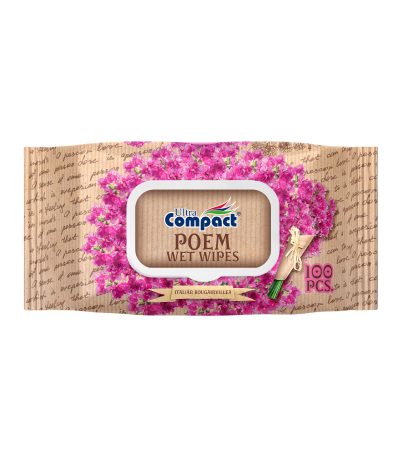 Ultra Compact Poem Wet Wipes Italian Bougainvillea 3
