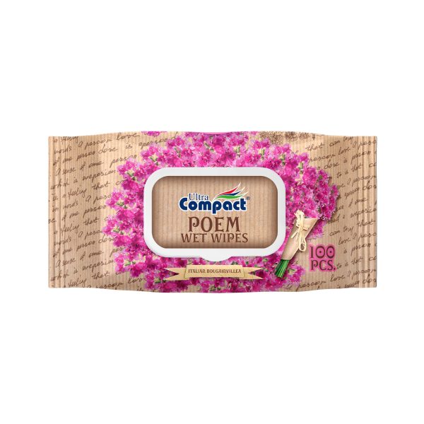 Ultra Compact Poem Wet Wipes Italian Bougainvillea 3