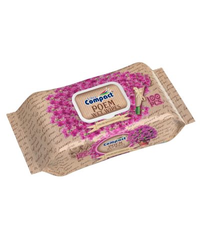 Ultra Compact Poem Wet Wipes Italian Bougainvillea