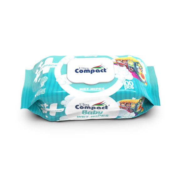 Ultra Compact Poem Wet Wipes ecopack blue