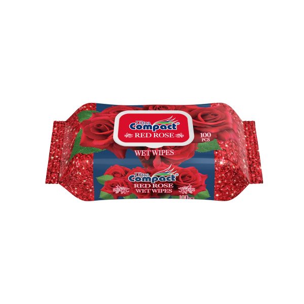 Ultra compact red rose wipes 100pcs (2)