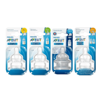 Avent classic+ anti colic teats 0m+,1m+,3m+,6m+