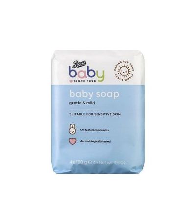 Boots Baby Soap Gentle And Mild @ 4X100g For Unisex