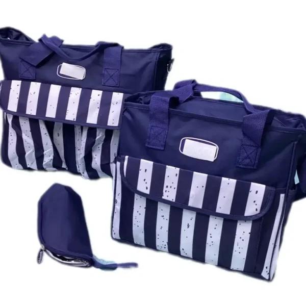 CHICCO BABY STRIPED DIAPER BAG 2