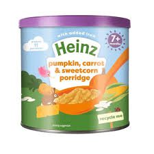 HEINZ PUMPKINCARROTSWEETCORN PORRIDGE