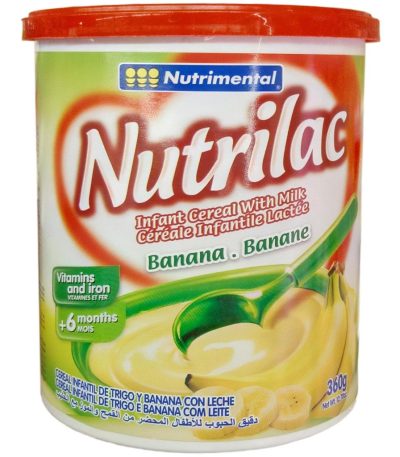 NutriLac banana.banane Infant Cereal.360g