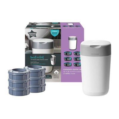 Tommee Tippee Sangenic Nappy Disposal System Starter Set  31784  65655 e1714226104294