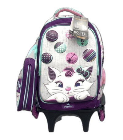 glossy bird school bag