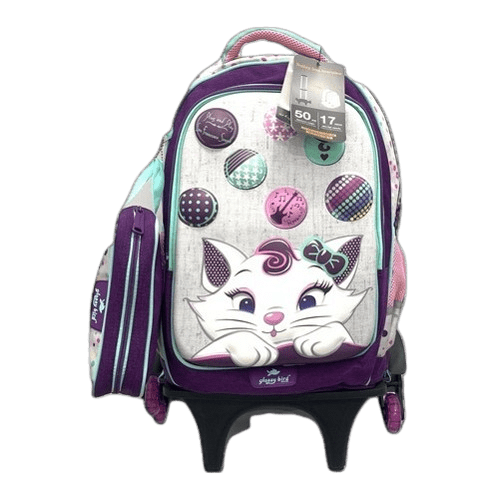 glossy bird school bag