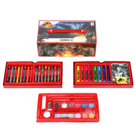 jurassic classics colouring set 2