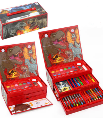 jurassic classics colouring set 3