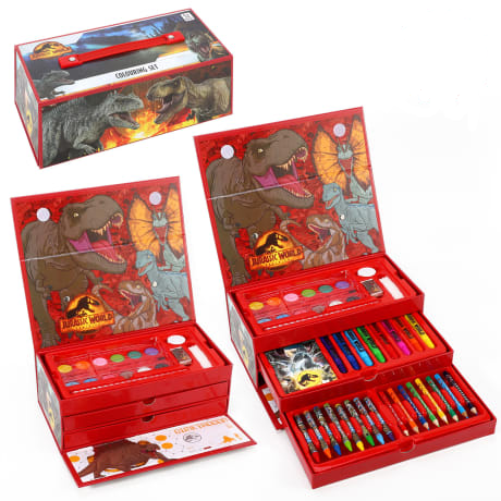 jurassic classics colouring set 3