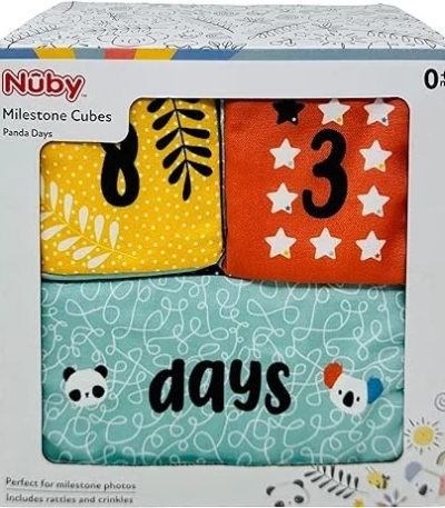 Nuby Milestones Cubes