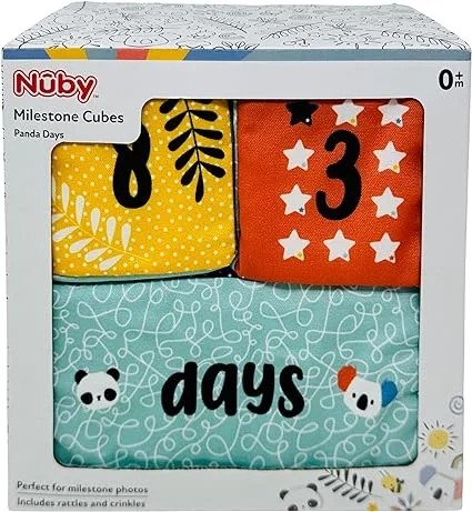 Nuby Milestones Cubes