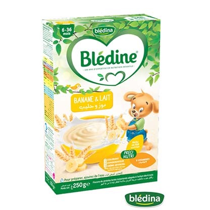 BLEDINA BANANA WITH MILK