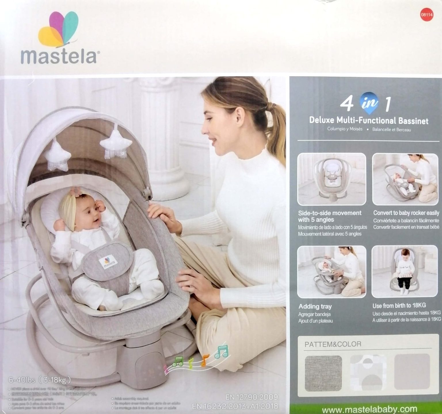 MASTELA 4IN1 BASSINET e1729245280719
