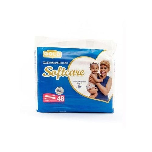 SOFTCARE DIAPERS S 48PCS