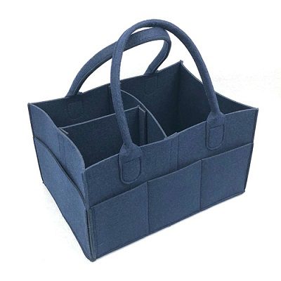 Baby Diaper Organizer Blue Black