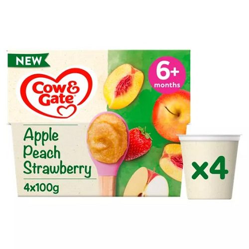 Cow Gate Apple Peach Strawberry