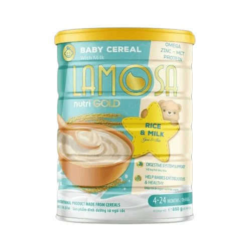 Lamosa Baby Cereal rice milk 850g