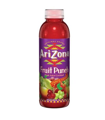 Arizona all natural fruit punch cocktail 591ml