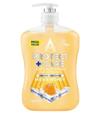Astonish Protect + Care Anti Bacterial Handwash Milk Honey