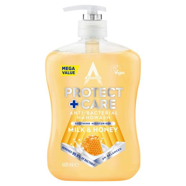 Astonish Protect + Care Anti Bacterial Handwash Milk Honey