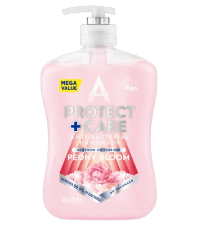 Astonish Protect + Care Anti Bacterial Handwash Peony Bloom