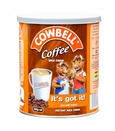 COWBELL COFFEE MILK TIN 400G