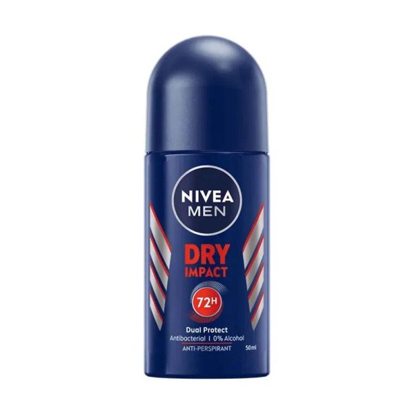 Nivea Men Anti Perspirant Dry Impact Deodorant Roll On 50ml 01
