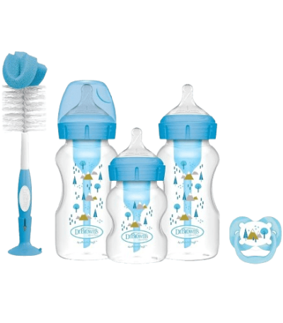 Dr Browns Anti Colic Baby Bottle Gift Set Blue