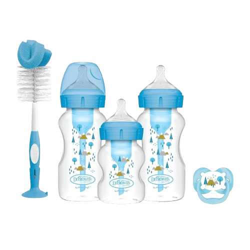 Dr Browns Anti Colic Baby Bottle Gift Set Blue