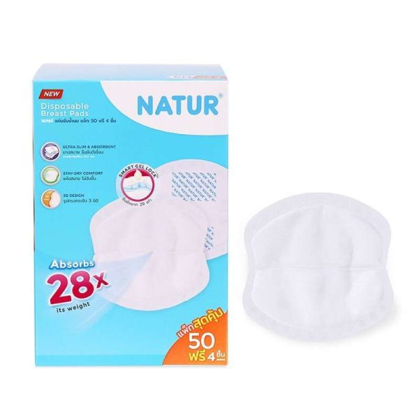 Natur disposable breast pads 50