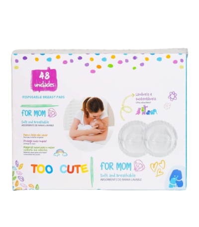 Too cute disposable breast pads 48Pcs