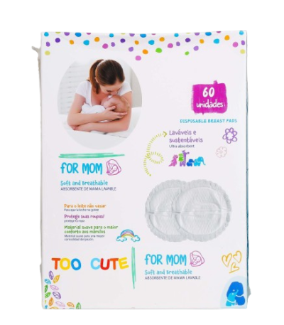 Too cute disposable breast pads 60pcs
