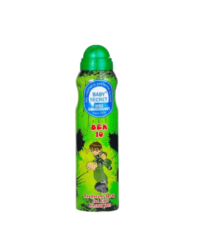 baby secret deodorant ben 10