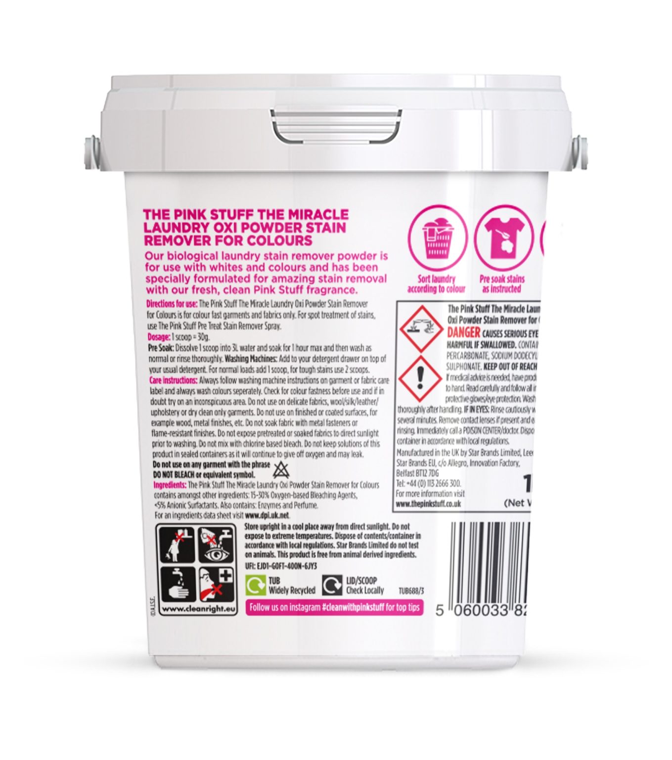 tps remover powder colours