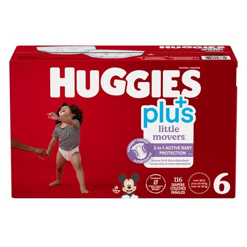 Huggies Plus Diapers Sizes 6