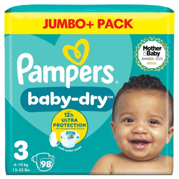Pampers Baby Dry 3 Jumbo+
