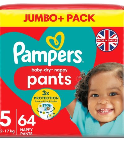 Pampers Baby Dry Nappy Pants Size 5