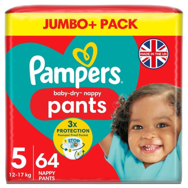 Pampers Baby Dry Nappy Pants Size 5