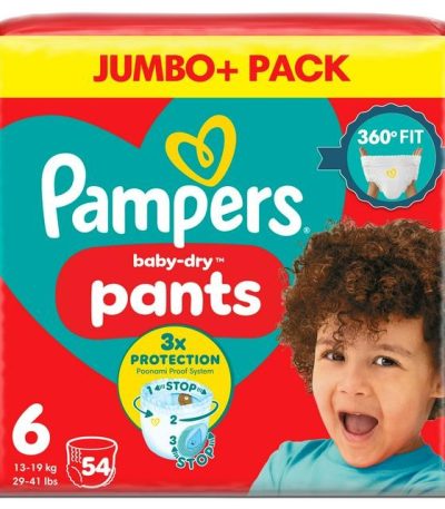 Pampers Baby Dry Nappy Pants Size 6