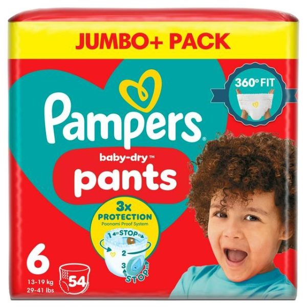 Pampers Baby Dry Nappy Pants Size 6