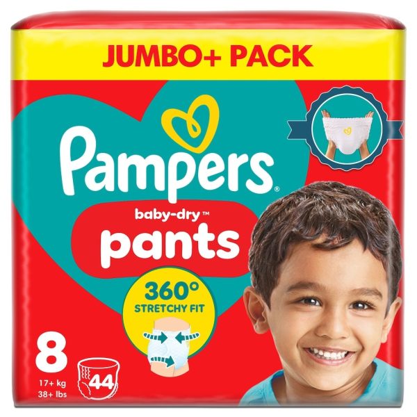 Pampers Baby Dry Nappy Pants Size 8