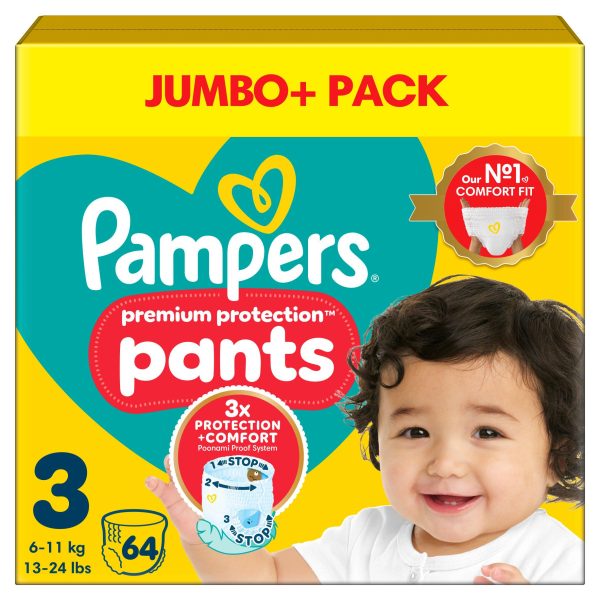 Pampers Premium Protection Nappy Pants Size 3