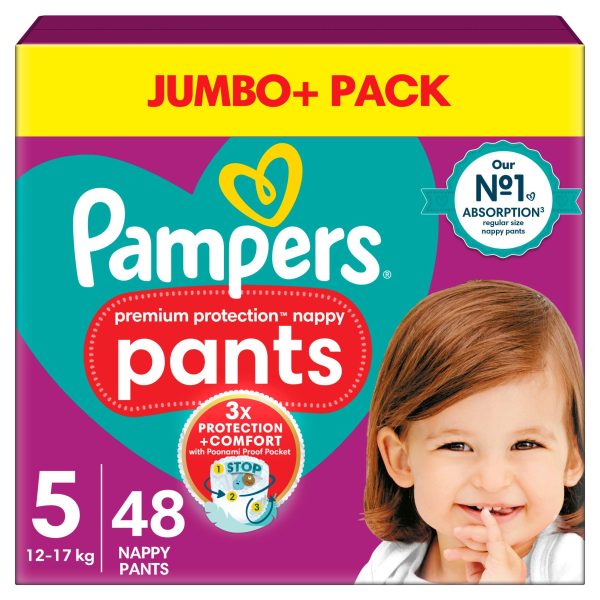 Pampers Premium Protection Nappy Pants Size 5