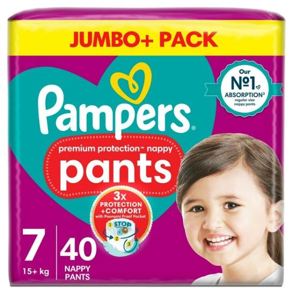 Pampers Premium Protection Nappy Pants Size 7