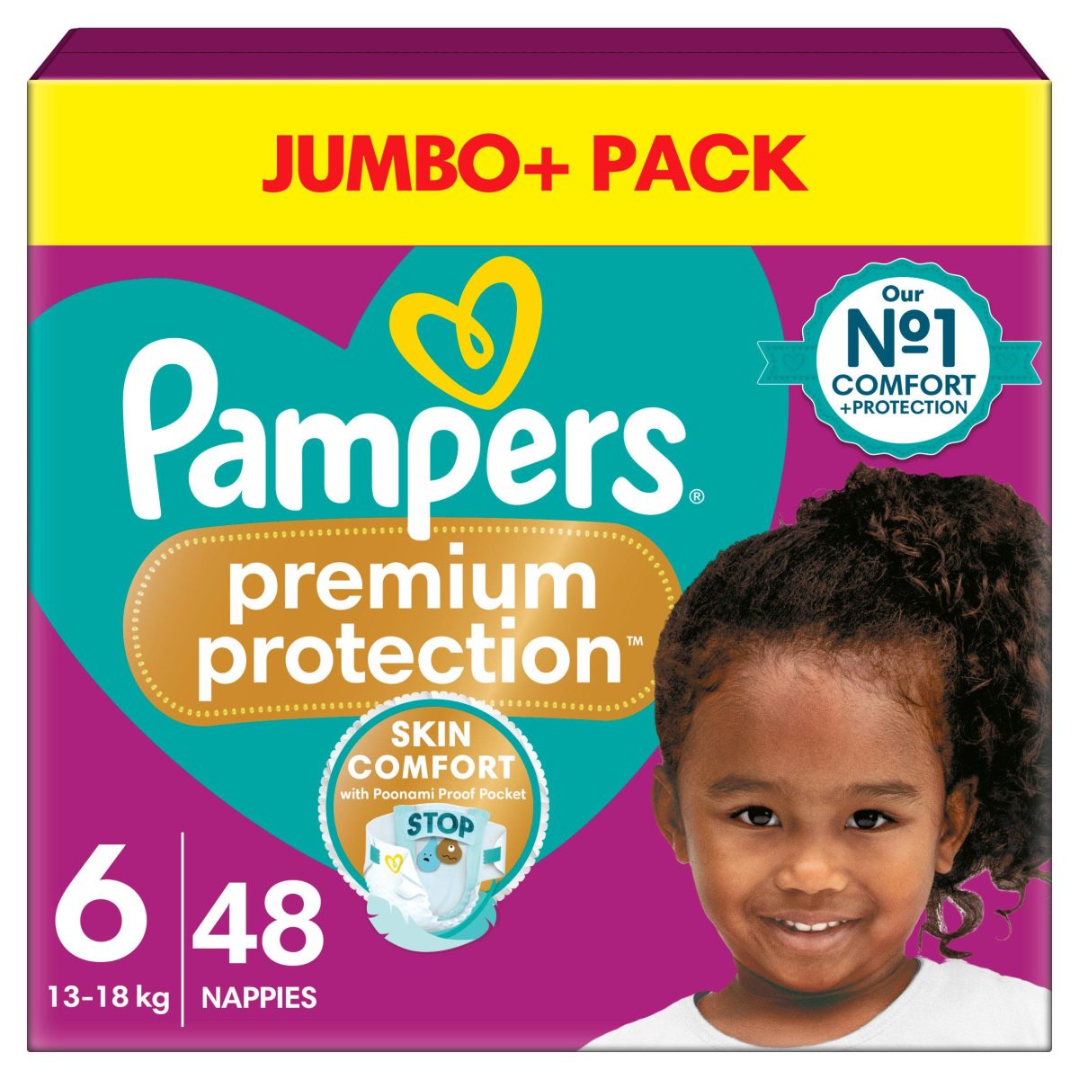 Pampers Premium Protection Size 6 Nappies