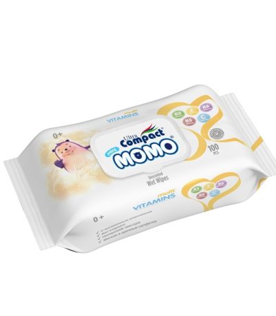 Ultra Compact Momo Baby Wet Wipes
